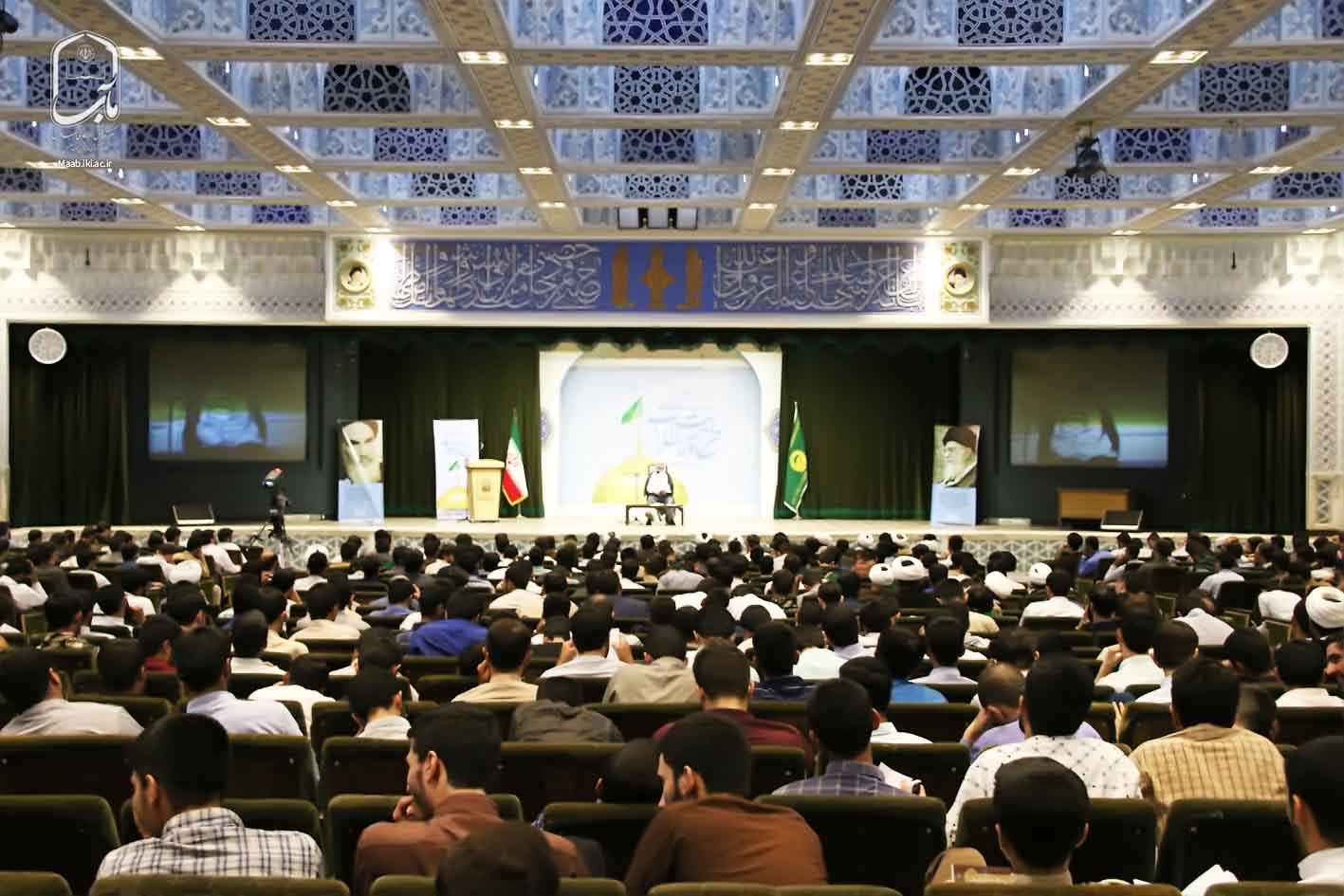 افتتاحیه دوره طلاب,سومین دوره طرح ولایت طلاب,حوزه,طلبه, مرکز مآب, مرکز آموزش اندیشه های بنیادین (مآب), مآب, طرح ولایت, مصباح یزدی,الهی راد, آیت الله رجبی, ملک دار,مشهد مقدس,امام رضا